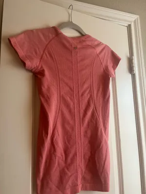 Pink Lululemon Swiftly Tech Short Sleeve thumbnail 2