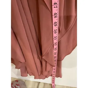 BCBGMAXAZRIA Dacey High Low Dress XXS Dusty Rose Mauve Formal Gown thumbnail 6