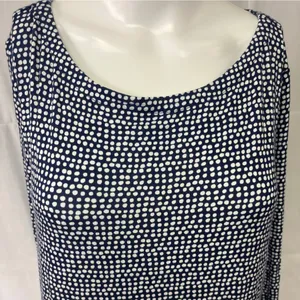 Vineyard Vine Women's Blue Dotted/Dress Shift Sz M SKU 4105 thumbnail 3