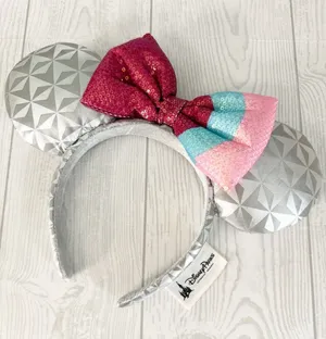 Disney Parks Epcot Spaceship Earth BubbleGum Wall Mickey Mouse Ears Headband thumbnail 1