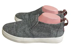 Hey Dude Peyton Linen Gray Slip On Comfort Casual Women's Shoes Size‎ 9 thumbnail 1