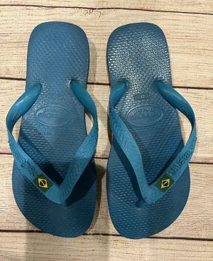 Havaianas Thong Flip Flop Blue With Brazil Flag US 4/5 thumbnail 1