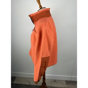 Topo Designs Subalpine Fleece Pullover Burnt Orange Half Zip Women's XL thumbnail 10