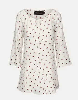 💕REALISATION PAR💕 Luna Dress ~ White Strawberry Print Small S NWT thumbnail 12