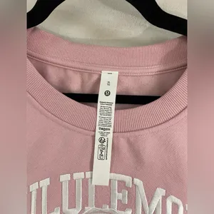 Lululemon NWT Perfectly Oversized Crew Embroidered Graphic Fleece Size XL thumbnail 12
