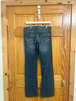 Zenim Denim Size 10 Vintage Y2K Bootcut Jeans thumbnail 3