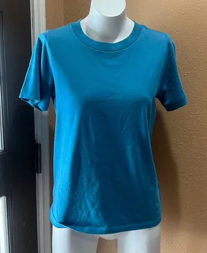 Madewell blue short sleeve t-shirt thumbnail 1