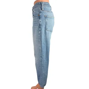 Madewell Women's Blue High Rise Straight Leg Relaxed Stretch Denim Jeans Size 24 thumbnail 2