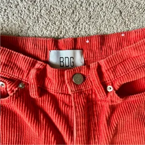 BDG High Rise Bright Orange Wide-Leg Jeans thumbnail 6