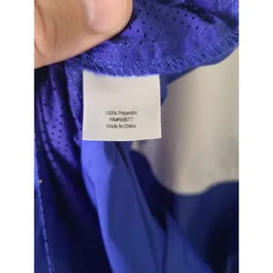 Xersion‎ Wm 1X Windbreaker Jacket Colorblock Blue White Yellow Hooded Full Zip thumbnail 4