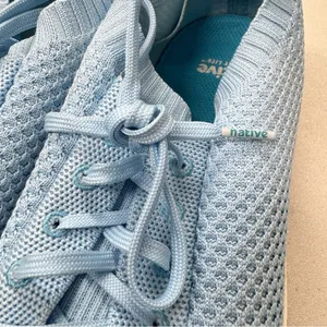 Native Blue Lightknit Lace Up Platform Sneakers Womens 13 Comfort Shoes Casual thumbnail 6