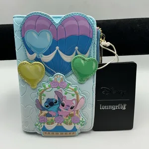 Disney Loungefly Stitch & Angel Hot Air Balloon Wallet New With Tags thumbnail 1
