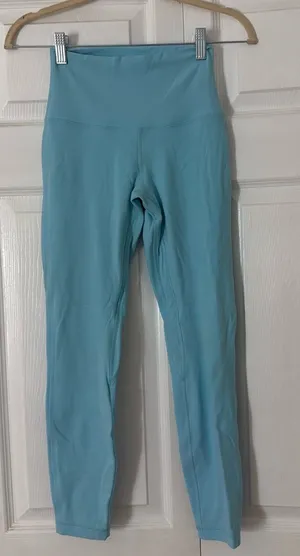 Blue Lululemon Double Lined Align Leggings  thumbnail 1