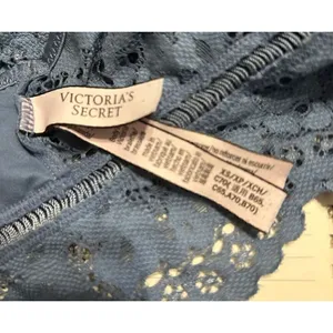Victoria Secret VS blue bralette bra top women’s XS thumbnail 2