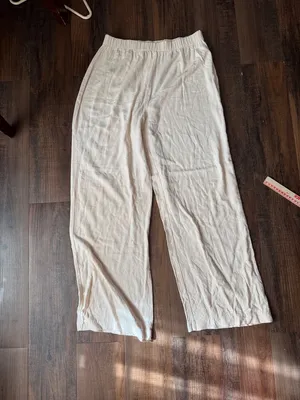 Double Zero Cream Wide Leg Pants thumbnail 7