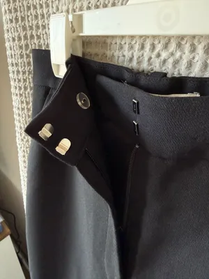 Abercrombie Black Flare High Rise Pants thumbnail 3