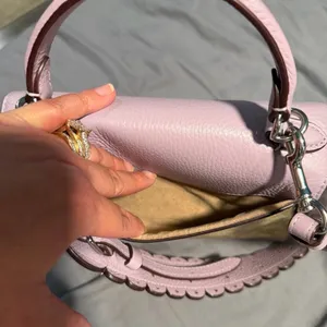 Coach Pink and Tan Crossbody Bag thumbnail 7