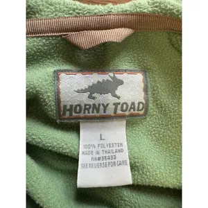 Horny Toad & Co Green Hooded Fleece‎ Zip Up Jacket Women Size Large Pockets thumbnail 3