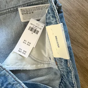 Hollister Light Blue Jean Shorts High rise Casual Denim 33 thumbnail 5