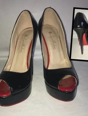 Only Maker black & red patent Stiletto Size 7 thumbnail 1