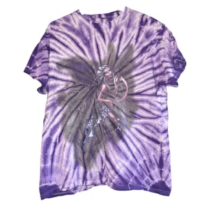 Vintage Y2K Fairies by Trick Dark Fairy Goth Emo Mall Goth Tie Dye T Shirt Large thumbnail 1