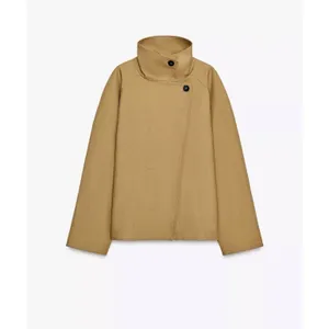 Zara Structured Short Trench Coat ZW Collection Avant‎ Garde Japanese Normcore thumbnail 8