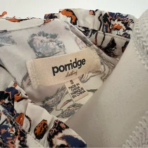Anthropologie Porridge Keegan Ruffled Floral Babydoll Blouse Small Long Sleeve thumbnail 7