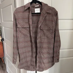 Abercrombie & Fitch Oversized Flannel Shirt Jacket thumbnail 3