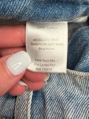 Show Me Your MuMu Sedona Straight Jeans Blue Haze Size‎ 28 thumbnail 4