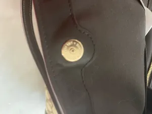 Coach Lexy Shoulder Bag F27579 Signature Jacquard Khaki Brown Leather Handbag thumbnail 8