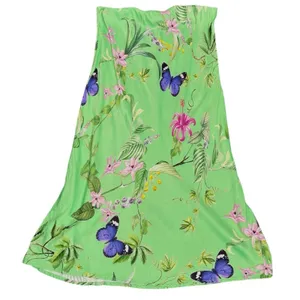 Anthropologie The Tilda Midi Slip Skirt Floral Butterfly Print Y2K 90s Medium thumbnail 9