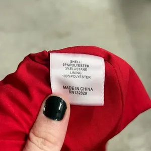 House Of Harlow 1960 Revolve Red Lined Mini Skirt Side Zip Size Small thumbnail 4