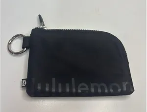 Lululemon Clippable Card Pouch Black Small Wallet thumbnail 1