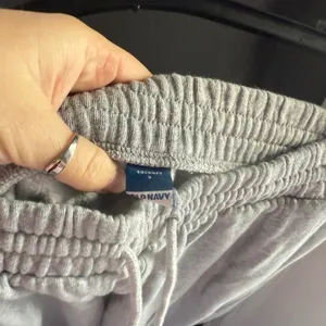 Old Navy SoComfy Wide‎ Leg Sweatpants Heather Gray Fleece High Rise Small thumbnail 4