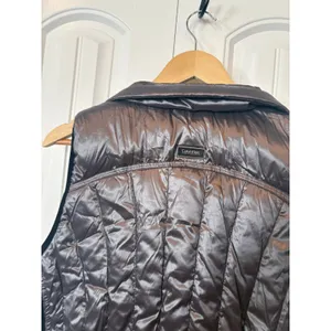 Calvin Klein Performance Premium Down‎ Gray Metallic Puffer Vest Size Large thumbnail 6