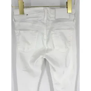 True Religion Halle Mid Rise Super Skinny Jeans White Denim Size 23‎ Womens thumbnail 4