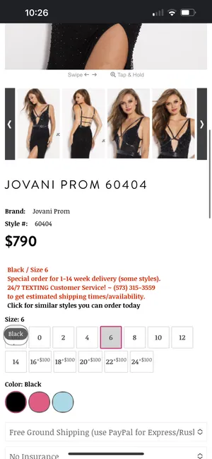 Jovani Prom Dress thumbnail 5