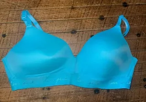 Victoria’s Secret Sport padded wireless blue yoga/sports bra thumbnail 1