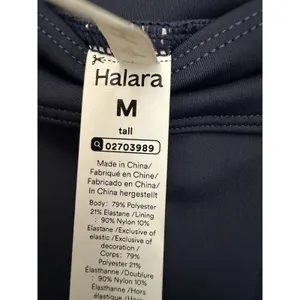 Halara Pants Medium Tall High Waisted InstantCool Quick Dry Flare Golf Blue E2-6 thumbnail 2