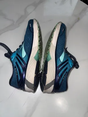 Brooks Teal and Navy Women's Running Shoes thumbnail 5