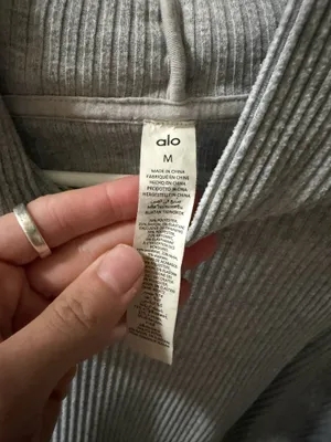 Alo Yoga Muse Hoodie Heather Grey thumbnail 2