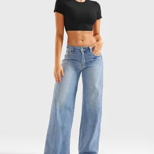 NWOT Short Sleeve Double Lined Crop‎ Top - Sz Small thumbnail 5