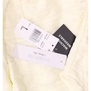 NWT Signature By Robbie Bee Neck Textured Cocktail Shift Dress Cream Offwhite L thumbnail 6