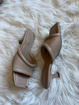 & Other Stories square toe kitten heel slides thumbnail 5