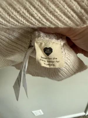 Madewell creme ruffle sweater  thumbnail 5