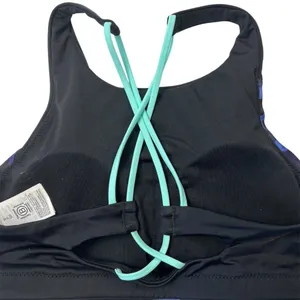 Athleta Women's Camo High Neck Bikini Top Size S‎ Multicolor Athletic NWT thumbnail 7