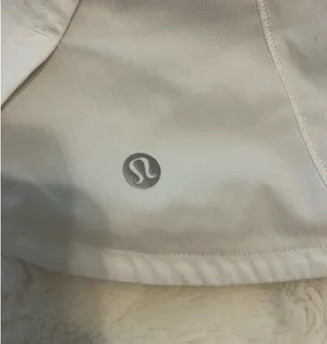 White Lululemon Speed Up Shorts thumbnail 4