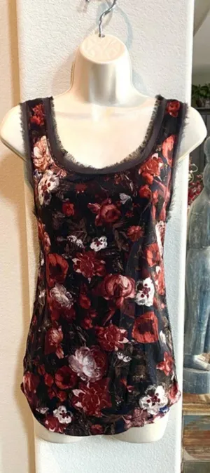 Miss Me NWOT sheer tank blouse. Sz S thumbnail 1