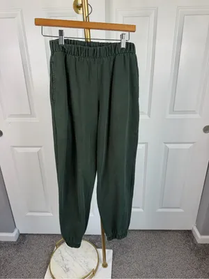 Brandy Melville Green Cotton Blend Jogger Sweatpants Size S thumbnail 3