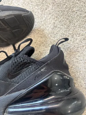 Nike Air Max 270 Triple Black AH8050 Women’s 6.5 thumbnail 3